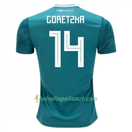 Jalkapallo Pelipaidat Saksa Goretzka 14 World Cup 2018 Vieraspaita